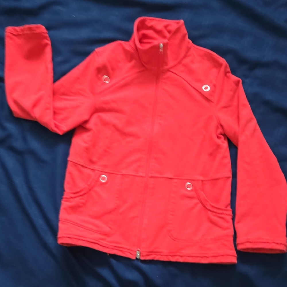 Neon Buddha Vibrant Coral Top